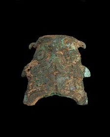 Ornament: grotesque animal mask, Western Zhou dynasty, ca. 1050-771 BCE. Creator: Unknown