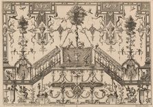 Ornament Designs Invented by J. Berain, 1711 or after. Creator: Jean Berain