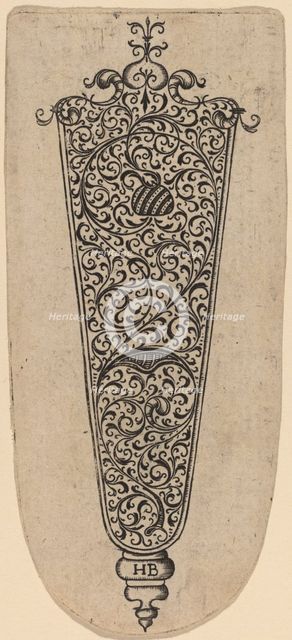Ornament for Knife Handle. Creator: Theodor de Bry.