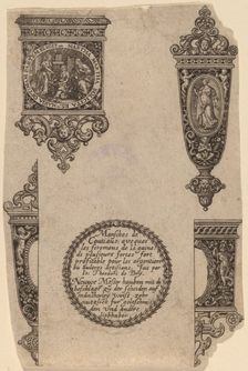Ornament for Knife Handle. Creator: Theodor de Bry