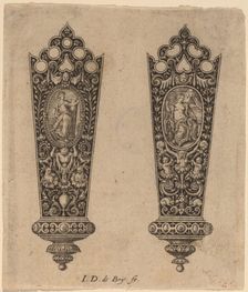 Ornament for Knife Handle. Creator: Theodor de Bry