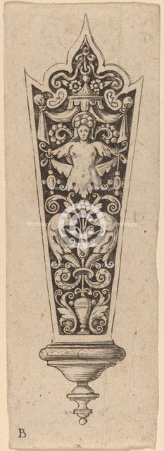 Ornament for Knife Handle. Creator: Theodor de Bry.