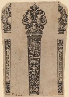 Ornament for Knife Handle. Creator: Theodor de Bry