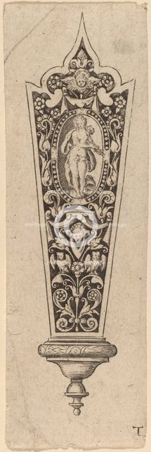 Ornament for Knife Handle. Creator: Theodor de Bry.