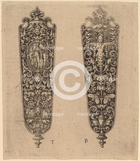 Ornament for Knife Handle. Creator: Theodor de Bry.