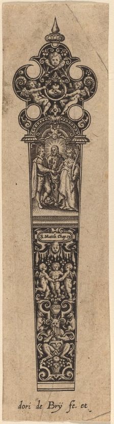 Ornament for Knife Handle. Creator: Theodor de Bry