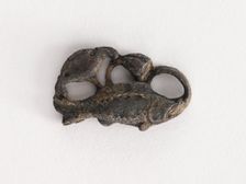 Ornament: fish, lotus leaf, and lotus seed pod, Goryeo period, 12th-13th century. Creator: Unknown