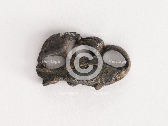 Ornament: fish, lotus leaf, and lotus seed pod, Goryeo period, 12th-13th century. Creator: Unknown.
