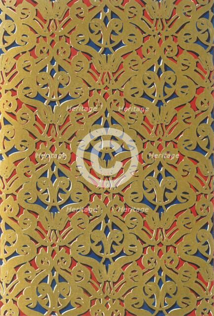 'Ornament in doorway at the entrance to the Ventana, Hall of the Two Sisters', 1907. Creator: Unknown.