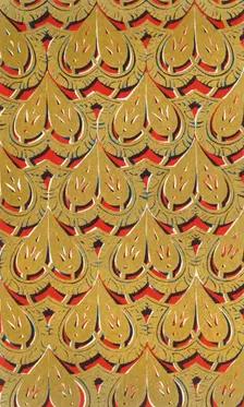 Ornament in spandrils of arches, Hall of the Two Sisters 1907. Creator: Unknown