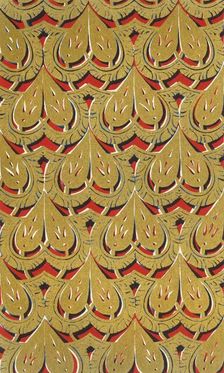 Ornament in spandrils of arches, Hall of the Two Sisters 1907. Creator: Unknown