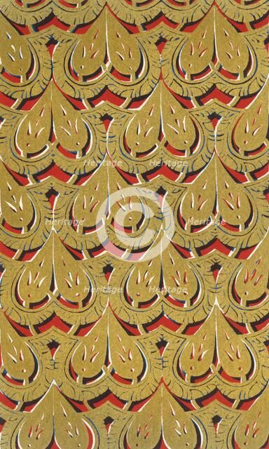 'Ornament in spandrils of arches, Hall of the Two Sisters', 1907. Creator: Unknown.