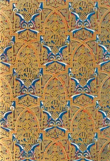 Ornament in panels on the Walls, Hall of the Ambassadors 1907. Creator: Unknown