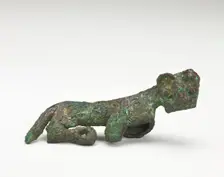 Ornament in the form of a tiger (fragment), Western Zhou dynasty, ca. 900 BCE. Creator: Unknown