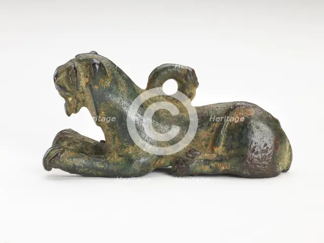 Ornament in the form of a tiger, Han dynasty, 206 BCE-220 CE. Creator: Unknown.