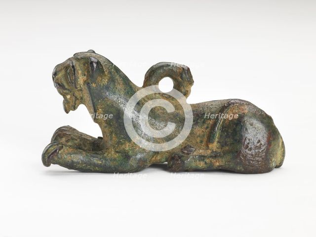 Ornament in the form of a tiger, Han dynasty, 206 BCE-220 CE. Creator: Unknown.