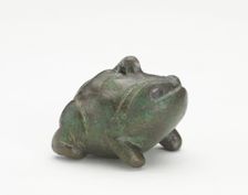 Ornament in the form of a toad, Han dynasty, 206 BCE-220 CE. Creator: Unknown