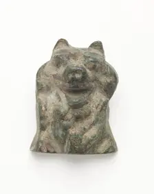 Ornament in the form of a bear, Han dynasty, 206 BCE-220 CE. Creator: Unknown