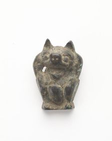 Ornament in the form of a bear, Han dynasty, 206 BCE-220 CE. Creator: Unknown