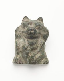 Ornament in the form of a bear, Han dynasty, 206 BCE-220 CE. Creator: Unknown
