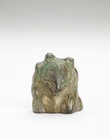 Ornament in the form of a bear, Han dynasty, 206 BCE-220 CE. Creator: Unknown