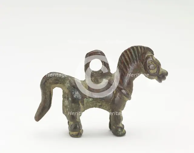 Ornament in the form of a horse, Period of Division, 220-589. Creator: Unknown.