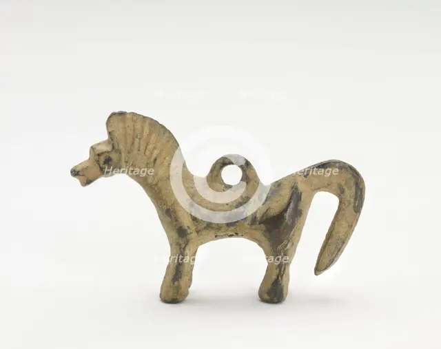 Ornament in the form of a horse, Period of Division, 220-589. Creator: Unknown.
