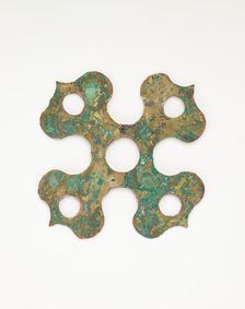 Ornament in the form of a persimmon receptacle, Han dynasty, 206 BCE-220 CE. Creator: Unknown