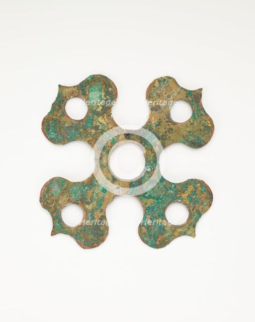 Ornament in the form of a persimmon receptacle, Han dynasty, 206 BCE-220 CE. Creator: Unknown.