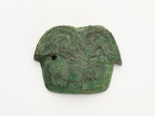 Ornament in the form of an animal mask, Western Zhou dynasty, ca. 1050-770 BCE. Creator: Unknown