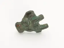 Ornament in the form of an animal mask, Zhou dynasty, ca. 1050-221 BCE. Creator: Unknown
