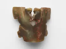Ornament in the form of an animal head and crest,Late Neolithic period, ca. 1050-ca. 950 BCE. Creator: Unknown
