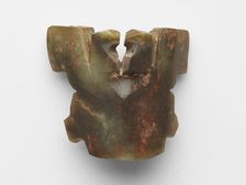 Ornament in the form of an animal head and crest,Late Neolithic period, ca. 1050-ca. 950 BCE. Creator: Unknown