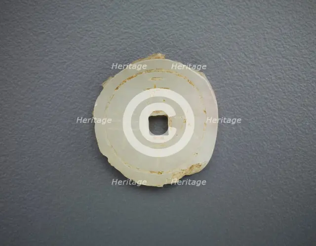 Ornament in the shape of a coin, Joseon period or Qing dynasty, 17th-19th century. Creator: Unknown.