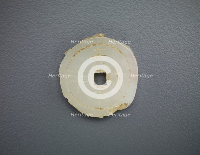Ornament in the shape of a coin, Joseon period or Qing dynasty, 17th-19th century. Creator: Unknown.
