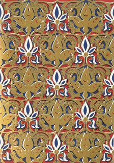 Ornament on the side of windows, upper story, Hall of the Two Sisters 1907. Creator: Unknown