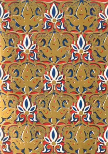 Ornament on the side of windows, upper story, Hall of the Two Sisters 1907. Creator: Unknown