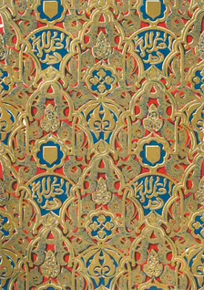 Ornament on the walls, Hall of the Abencerrages 1907. Creator: Unknown