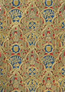 Ornament on the walls, Hall of the Abencerrages 1907. Creator: Unknown