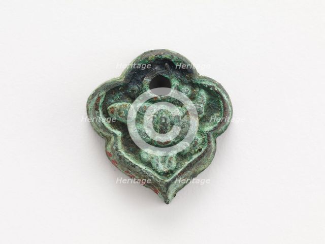 Ornament (one of a group of five), Goryeo period, 12th-13th century. Creator: Unknown.