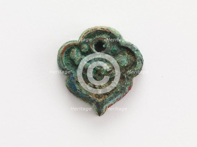 Ornament (one of a group of five), Goryeo period, 12th-13th century. Creator: Unknown.