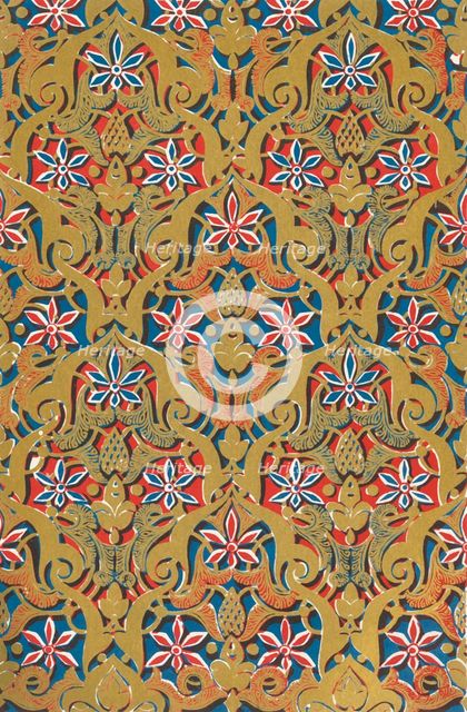 'Ornament over aches at the entrance to the Court of the Lions', 1907. Creator: Unknown.