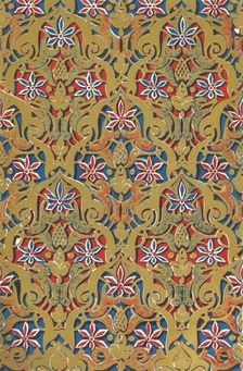 Ornament over aches at the entrance to the Court of the Lions 1907. Creator: Unknown