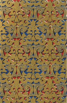 Ornament over doorway at the entrance, Court of the Lions 1907. Creator: Unknown