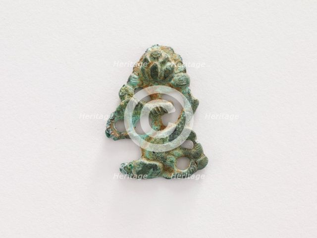 Ornament: lotus and carp (a set ), Goryeo period, 12th-13th century. Creator: Unknown.
