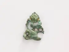 Ornament: lotus and carp (a set), Goryeo period, 12th-13th century. Creator: Unknown