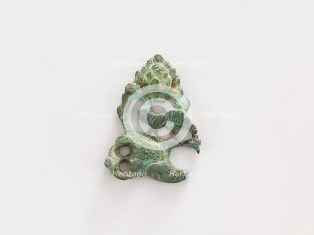 Ornament: lotus and carp (a set), Goryeo period, 12th-13th century. Creator: Unknown.