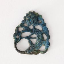Ornament: lotus and carp (a set with F1916.731, 732, and 738), Goryeo period, 12th-13th century. Creator: Unknown