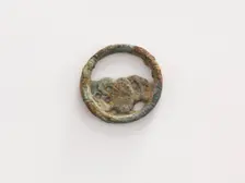 Ornament: lotus leaf, Goryeo period, 12th-13th century. Creator: Unknown