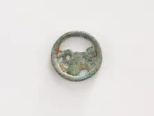 Ornament: lotus leaf, Goryeo period, 12th-13th century. Creator: Unknown